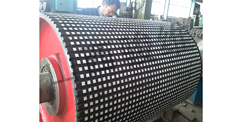 Pulley Ceramic Rubber Lagging SXJW-PCL